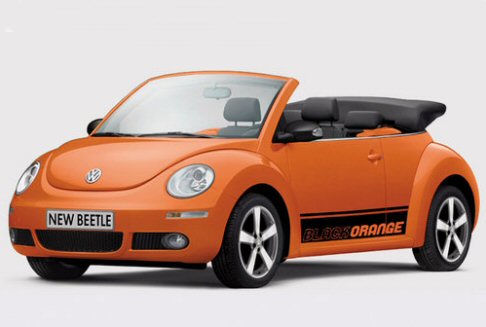 Volkswagen New Beetle BlackOrange