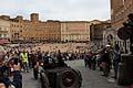 Auto depoca arrivo alla Piazza di Siena per le Mille Miglia 2013