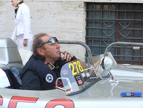 Mercedes - L'ex-pilota di Formula One Jochen Mass alle 1000 Miglia 2012