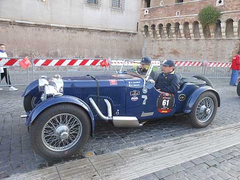 Aston Martin - Terza classificata alle Mille Miglia 2012 Aston Martin Le Mans 1933 pilota Giovanni Moceri affiancato da Tiberio Cavalleri