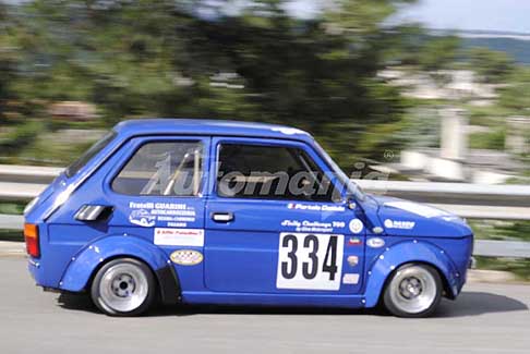 Coppa Selva di Fasano 2016 - A chiuso la top five in Gara, Portale Danile a bordo della scoppiettante Fiat 126 alla Coppa Selva di Fasano 2016