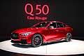 All-New Infiniti Q50 Eau Rouge Concept car red at the Detroit Auto Show 2014