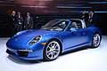 New Porsche 911 targa 4 at the Detroit Autoshow 2014