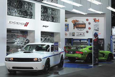 SRT - La SRT Viper ospitata nello stand Mopar a Detroit Auto Show 2014
