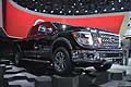 Nissan Titan XD black at the NAIAS 2015 of Detroit