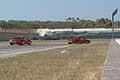 Ferrari che affontano la curva Gargano, per un esibizione cronometrata allAutodromo del Levante di Binetto (Bari) - 6 Giungo 2015