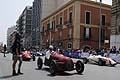 Prima fila con la monoposto storica Cisitalia D46 in pole position al Gran Premio di Bari 2013