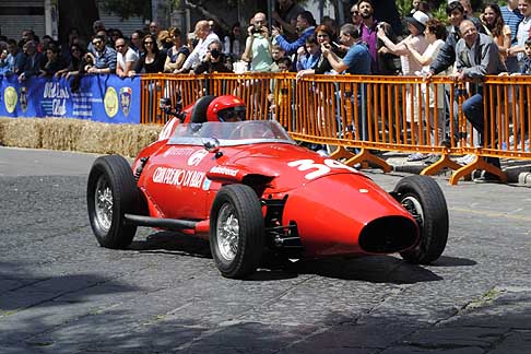 Corsa di regolarit - Stanguellini Formula J del 1958 guidata da Rossetto alla 4^ Rievocazione del Gran Premio di Bari