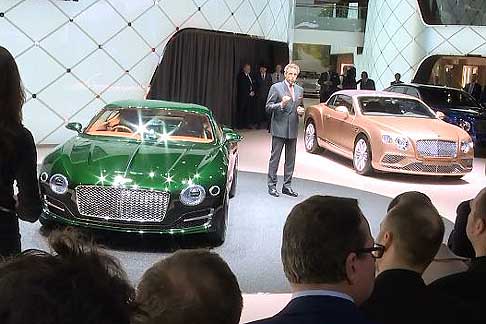 Bentley - Bentley EXP 10 Speed 6  uninterpretazione in stile britannico di unauto sportiva due posti ad alte prestazioni