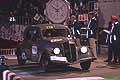 Lancia Aprilia Berlina 1350 driver Menhofer Kurt e co-driver Hegenbat Gerald a Roma alle Mille Miglia 2014