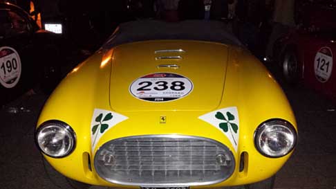 Mille Miglia Bologna - Mille Miglia 2014 auto storica Ferrari a Bologna