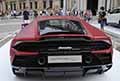 Lamborghini Huracan Evo RWD vista posteriore al Motor Valley Fest 2021 a Modena esposizione allaperto in Piazza Roma