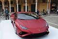 Lamborghini Huracan Evo RWD supercar da prestazioni estreme a Piazza Roma al Motor Valley Fest 2021 di Modena