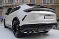 Lamborghini Urus retrotreno SUV al Motor Valley Fest 2021 a Modena esposizione allaperto in Piazza Roma