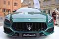 Maserati Quattroporte luxury car al Motor Valley Fest 2021 a Modena esposizione allaperto in Piazza Roma