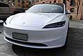 Tesla Model 3 dual motor electric veichle esposta in Piazza XX Settembre a Modena per il Motor Valley Fest 2024