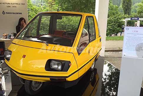 Auto Storice elettriche - Lem vettura elettrica del Mauto esporta a Parco Valentino