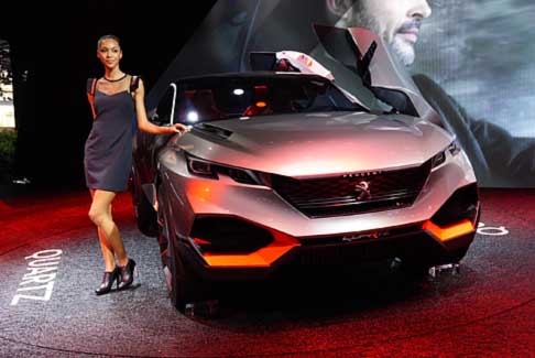 Peugeot - Peugeot Quartz Concept offre la possibilit di selezionare la modalit Road