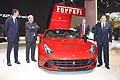 Il Salone di Pechino, nel press day inaugurale, incorona lo stand di Maranello e la premiere F12berlinetta, capostipite della nuova generazione delle vetture 12 cilindri della Ferrari.