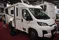 Camper Compact C66 Giotti Line esposto al Salone del Camper 2024 presso Fiere di Parma