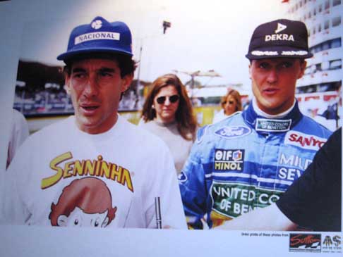 20 anni dalla scomparsa di Senna - Mostra fotografica memorativa di Ayrton Senna e Michael Schumacher sul Circuito di Imola