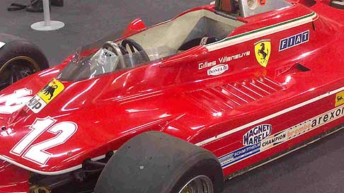 Gilles Villeneuve -  Ferrari 312 T4 di F1 del pilota canadese Gilles Villeneuve