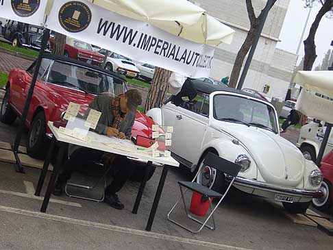 Fiera Padova Auto storiche esposizione esterna