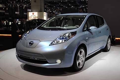 Nissan - Nissan Leaf al salone di Ginevra