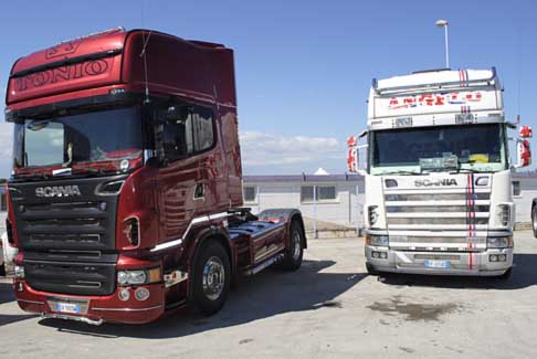 Levante Tuning Day - Cabine camion Scania allAutodromo del Levante a Binetto