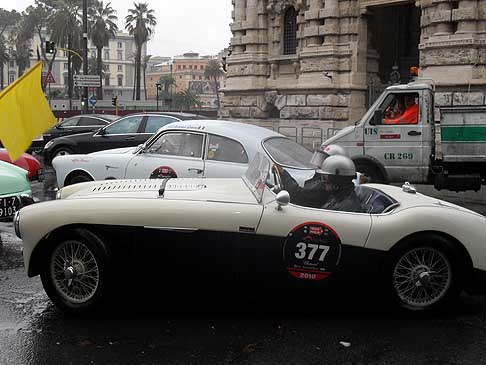 AUSTIN HEALEY 100S (1955) piloto dell'Austria