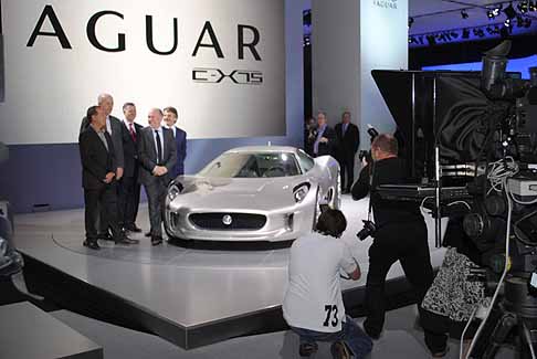 Jaguar - Jaguar C-X75 presentazione ufficiale