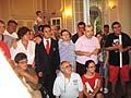 Gruppo ASD Faenza con Felipe Massa a Brisighella Ravenna