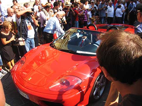 Felipe Massa - Arrivo in Ferrari di Felipe Massa accolto con un boato al Trofeo Lorenzo Bandini 2013